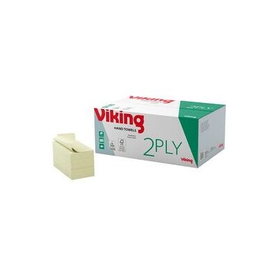 Viking - Falthandtücher Standard Recycled V-falz - Groen - 2-ply - Paper towel Viking - Falthandtücher Standard Recycled V-falz - Groen - 2-ply - Paper towel
