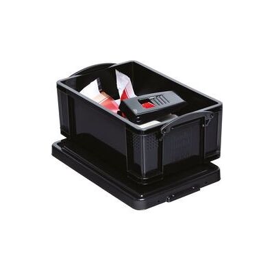 Really Useful Box Opslagdoos - 9L Zwart, Compact, Duurzaam Really Useful Box Opslagdoos - 9L Zwart, Compact, Duurzaam