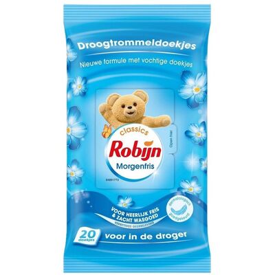 Overige Merken Robijn morgenfris droogtrommeldoekjes 20 stuks Overige Merken Robijn morgenfris droogtrommeldoekjes 20 stuks