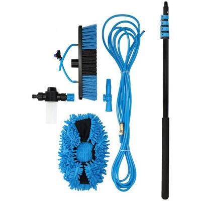 Overige Merken Waterbezem 470 cm zwart/blauw Overige Merken Waterbezem 470 cm zwart/blauw