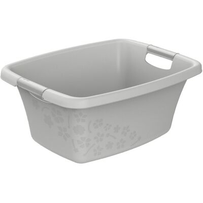 Rotho flowers wasmand 25l cool grey Rotho flowers wasmand 25l cool grey
