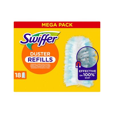 Swiffer duster navulling 18 stuks Swiffer duster navulling 18 stuks