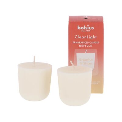 Bolsius Navulling grapefruit&ginger - Geurglas Bolsius Navulling grapefruit&ginger - Geurglas