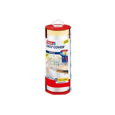 Tesa easy cover afdekfolie 17mtrx2.6mtr (nml) Tesa easy cover afdekfolie 17mtrx2.6mtr (nml)