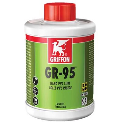 Bison Griffon hard pvc-lijm gr-95 250ml Bison Griffon hard pvc-lijm gr-95 250ml