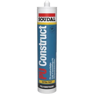 Soudal pu construct extra fast constructielijm 310 ml - 105333 Soudal pu construct extra fast constructielijm 310 ml - 105333