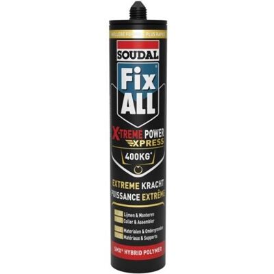Soudal fix -all x-treme power x-press montagelijm wit 280 ml - 154347 Soudal fix -all x-treme power x-press montagelijm wit 280 ml - 154347