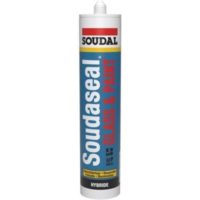Soudal soudaseal glass & paint beglazingskit grijs 290 ml - 155370 Soudal soudaseal glass & paint beglazingskit grijs 290 ml - 155370