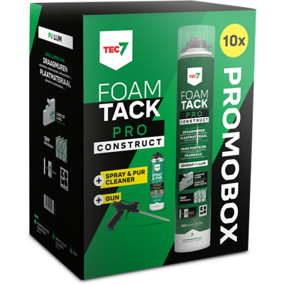 Tec7 combipack foamtack pro construct 880 ml 10x foamtack pro - 670996000 Tec7 combipack foamtack pro construct 880 ml 10x foamtack pro - 670996000