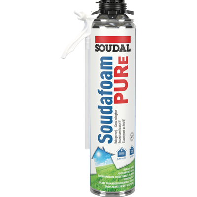 Soudal 161251 spuitbaar isolatieschuim soudafoam pure low mdi bus 500ml Soudal 161251 spuitbaar isolatieschuim soudafoam pure low mdi bus 500ml
