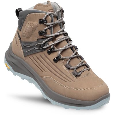 Grisport outlander mid dames wandelschoenen - beige/light blue 41 Grisport outlander mid dames wandelschoenen - beige/light blue 41