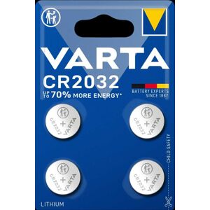 Varta batterij knoopcel 2032 blister (4) - 501214 Varta batterij knoopcel 2032 blister (4) - 501214