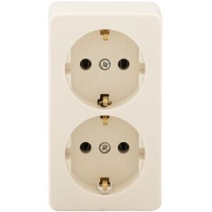 Ac Stopcontt 2-voudig + ra opbouw Ac Stopcontt 2-voudig + ra opbouw