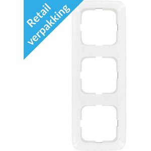 Busch Jaeger wit 3 voudig afdekraam - 4695620 Busch Jaeger wit 3 voudig afdekraam - 4695620