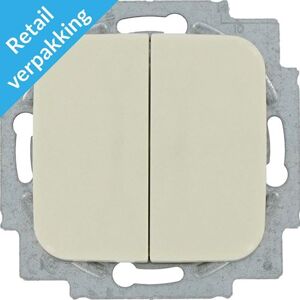 Busch Jaeger creme serieschakelaar + wip - 4695030 Busch Jaeger creme serieschakelaar + wip - 4695030