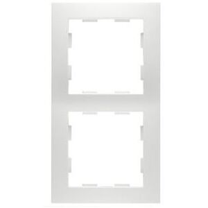 PEHA 2-Unit Glanzend Wit Kunststof Raam - Elektrisch Frame PEHA 2-Unit Glanzend Wit Kunststof Raam - Elektrisch Frame