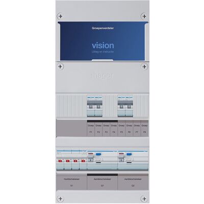 Hager vision installatiekast - vkg22l - e2xw2 Hager vision installatiekast - vkg22l - e2xw2