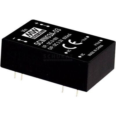 Mean Well scwn03b-03 dc/dc-convertermodule 600 ma 3 w aantal uitgangen: 1 x inhoud 1 stuk(s) Mean Well scwn03b-03 dc/dc-convertermodule 600 ma 3 w aantal uitgangen: 1 x inhoud 1 stuk(s)
