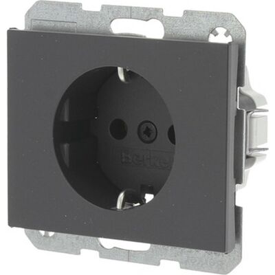 Berker k1 inbouw wandcontactdoos (wcd) ra 1-voudig antraciet Berker k1 inbouw wandcontactdoos (wcd) ra 1-voudig antraciet