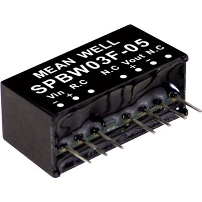 Mean Well spbw03f-12 dc/dc-convertermodule 250 ma 3 w aantal uitgangen: 1 x inhoud 1 stuk(s) Mean Well spbw03f-12 dc/dc-convertermodule 250 ma 3 w aantal uitgangen: 1 x inhoud 1 stuk(s)