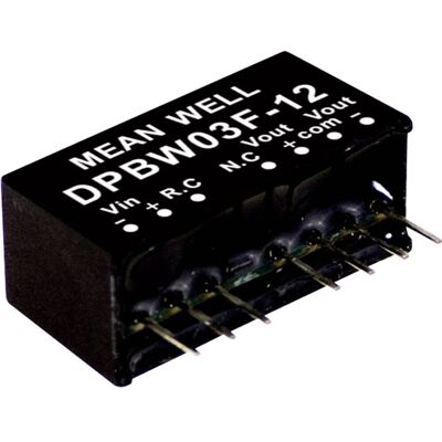 Mean Well dpbw03g-12 dc/dc-convertermodule 125 ma 3 w aantal uitgangen: 2 x inhoud 1 stuk(s) Mean Well dpbw03g-12 dc/dc-convertermodule 125 ma 3 w aantal uitgangen: 2 x inhoud 1 stuk(s)