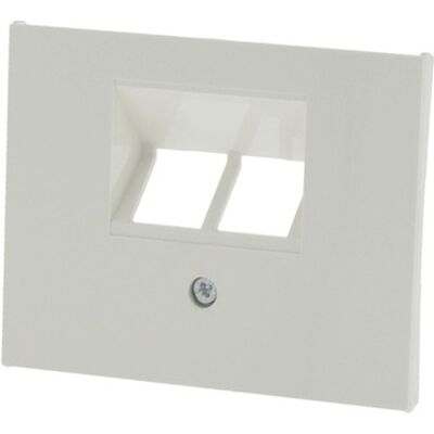 Berker k1 afdekplaat isdn 2x 8-polig polar wit Berker k1 afdekplaat isdn 2x 8-polig polar wit