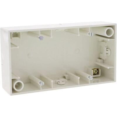 Berker s1 opbouwraam 2-voudig polar wit Berker s1 opbouwraam 2-voudig polar wit