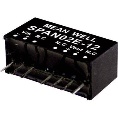 Mean Well span02e-05 dc/dc-convertermodule 400 ma 2 w aantal uitgangen: 1 x inhoud 1 stuk(s) Mean Well span02e-05 dc/dc-convertermodule 400 ma 2 w aantal uitgangen: 1 x inhoud 1 stuk(s)