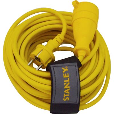 Stanley verlengsnoer 20 meter - 3x1.5mm² (type e) - ip44 Stanley verlengsnoer 20 meter - 3x1.5mm² (type e) - ip44