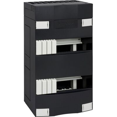 Schneider Electric Advanced groepenkast - behuizing - 24 modules - 2 rijen Schneider Electric Advanced groepenkast - behuizing - 24 modules - 2 rijen