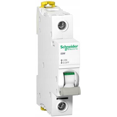 Schneider Electric acti 9 serie - isolatieschakelaar - 100a - 1p - 400v Schneider Electric acti 9 serie - isolatieschakelaar - 100a - 1p - 400v