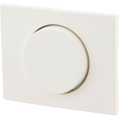 Berker k1 centraalplaat met knop voor dimmer - polarwit Berker k1 centraalplaat met knop voor dimmer - polarwit