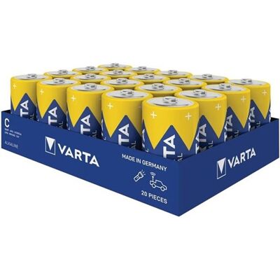 Varta Alkaline industrial pro batterij c tray(20) - 3015373 Varta Alkaline industrial pro batterij c tray(20) - 3015373