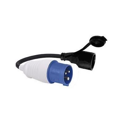 Enzo Cee verloopsnoer 20cm met cee stekker Enzo Cee verloopsnoer 20cm met cee stekker
