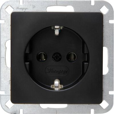 Enzo Kopp hk05 mat zwart inbouw stopcontact ra - 4621690 Enzo Kopp hk05 mat zwart inbouw stopcontact ra - 4621690