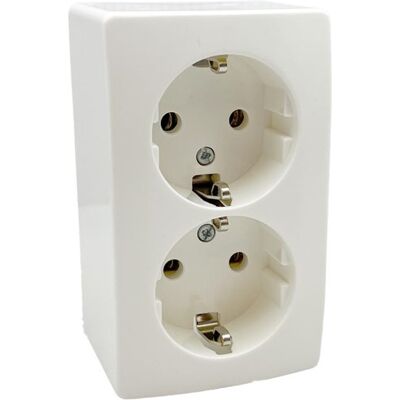 Peha opbouw stopcontact ra dubbel lw - 4678995 Peha opbouw stopcontact ra dubbel lw - 4678995