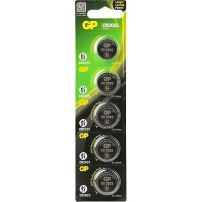 GP cr2025 lithium 3volt blister 5 - 3212344 GP cr2025 lithium 3volt blister 5 - 3212344
