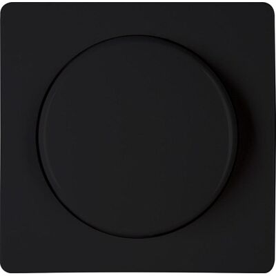 Enzo Kopp hk05 mat zwart afdekplaat + knop dimmer - 4621630 Enzo Kopp hk05 mat zwart afdekplaat + knop dimmer - 4621630