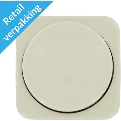 Busch Jaeger creme afdekplaat + knop dimmer - 4695050 Busch Jaeger creme afdekplaat + knop dimmer - 4695050