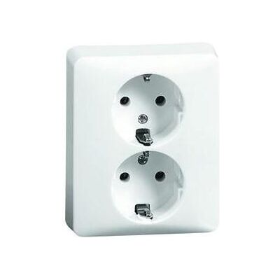 Peha inbouw stopcontact ra dubbel lw - 4602217 Peha inbouw stopcontact ra dubbel lw - 4602217