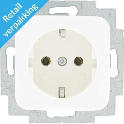 Busch Jaeger wit inbouw stopcontact ra - 4695500 Busch Jaeger wit inbouw stopcontact ra - 4695500