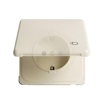 Peha inb. stopkontakt met deksel ra enkel creme - 4602000 Peha inb. stopkontakt met deksel ra enkel creme - 4602000