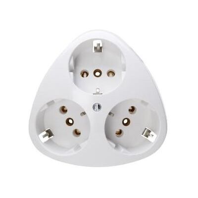 Enzo Kopp stopcontact ra inbouw 3-voudig artic wit - 4677041 Enzo Kopp stopcontact ra inbouw 3-voudig artic wit - 4677041