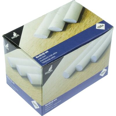Kangaro bordkrijt - wit - 100 stuks Kangaro bordkrijt - wit - 100 stuks