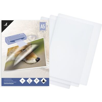 Kangaro lamineerhoes - a5 - 125 micron - glanzend - 100 stuks Kangaro lamineerhoes - a5 - 125 micron - glanzend - 100 stuks
