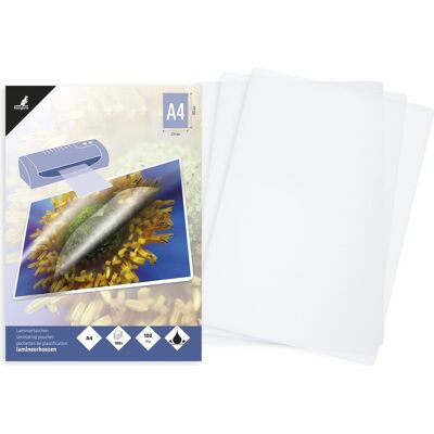 Kangaro lamineerhoezen - a4 - 100 micron - glanzend - 100 stuks Kangaro lamineerhoezen - a4 - 100 micron - glanzend - 100 stuks