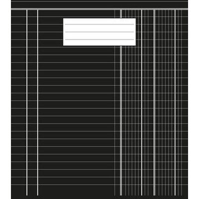 Kangaro boekhoudschrift - 210x165mm - 70gr chloorvrij papier - zwart Kangaro boekhoudschrift - 210x165mm - 70gr chloorvrij papier - zwart