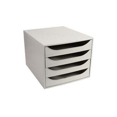 Ladekastje Exacompta EcoBox Lichtgrijs, Kunststof Ladekastje Exacompta EcoBox Lichtgrijs, Kunststof
