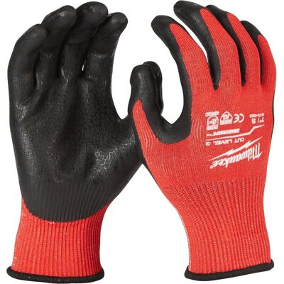 Milwaukee snijklasse 3 gedimde handschoenen. cut level 3 gloves - m / 8 - 1pc - 4932471420 Milwaukee snijklasse 3 gedimde handschoenen. cut level 3 gloves - m / 8 - 1pc - 4932471420