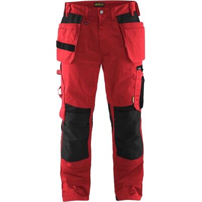 Blåkläder Blaklader werkbroek met spijkerzakken 1555-1860 - rood/zwart - c52 Blåkläder Blaklader werkbroek met spijkerzakken 1555-1860 - rood/zwart - c52